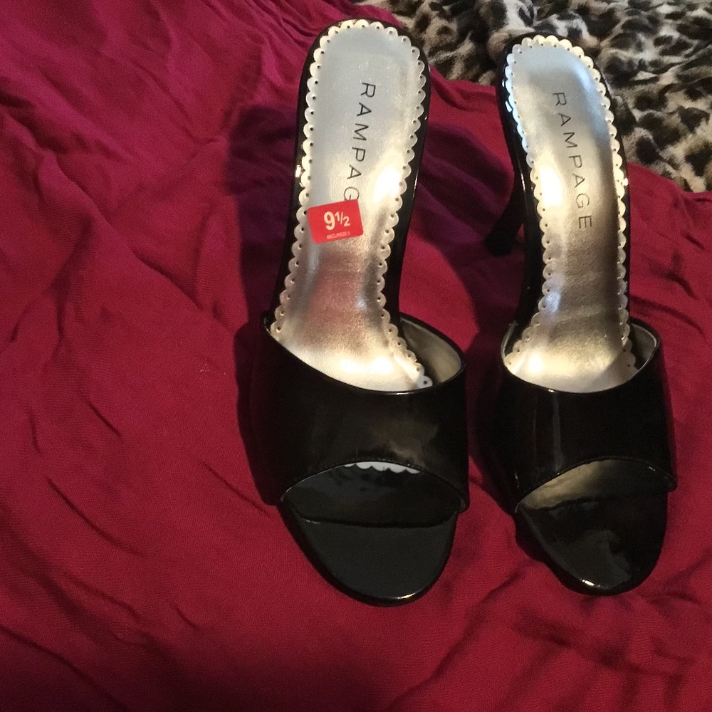 Rampage black heels